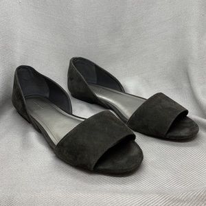 BCBGeneration grey suede flats